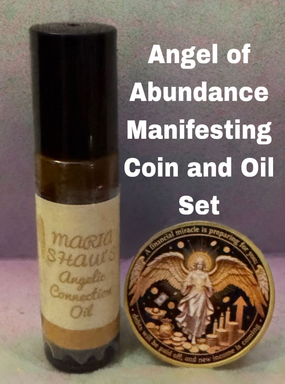 Abundance Angel Oil and Coin