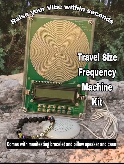 Pre order Frequency Machine with grabovi Code Manifesting Bracelet w/Pillow Speaker.  Ships August 15 or sooner