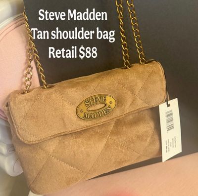 Steve Madden Tan Shoulder Bag