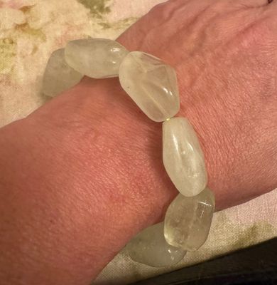 Large polished Libyan Desert Glass Bracelets