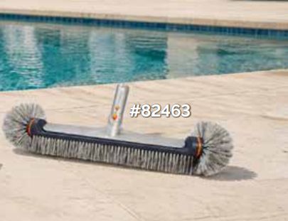Brush - 18" for Concrete Pool 50/50 Steel &amp; Standard Bristles
