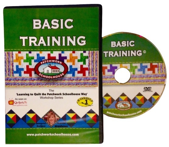 Patchwork Schoolhouse teaches Basic Training: An Introduction to the Patchwork Quilting Method Lesson 1 of 7