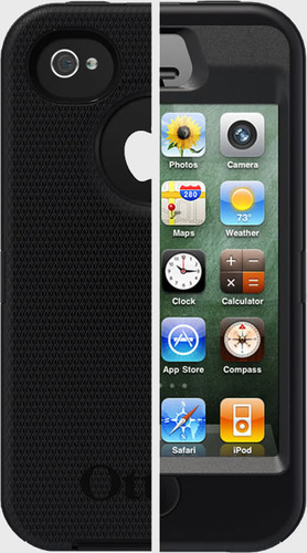 Iphone 4s Otterbox Defender Series - Siyah