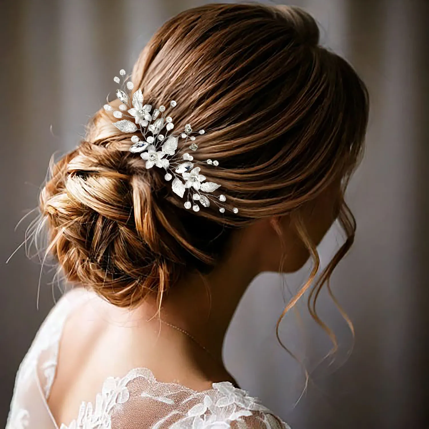 HILA Antique Silver Hair Comb