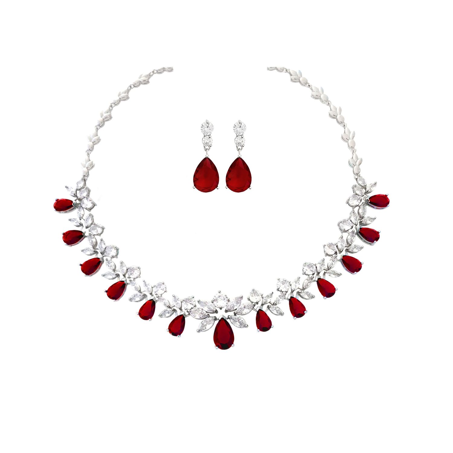 Elizabeth Ruby Red Blossom Collection Set