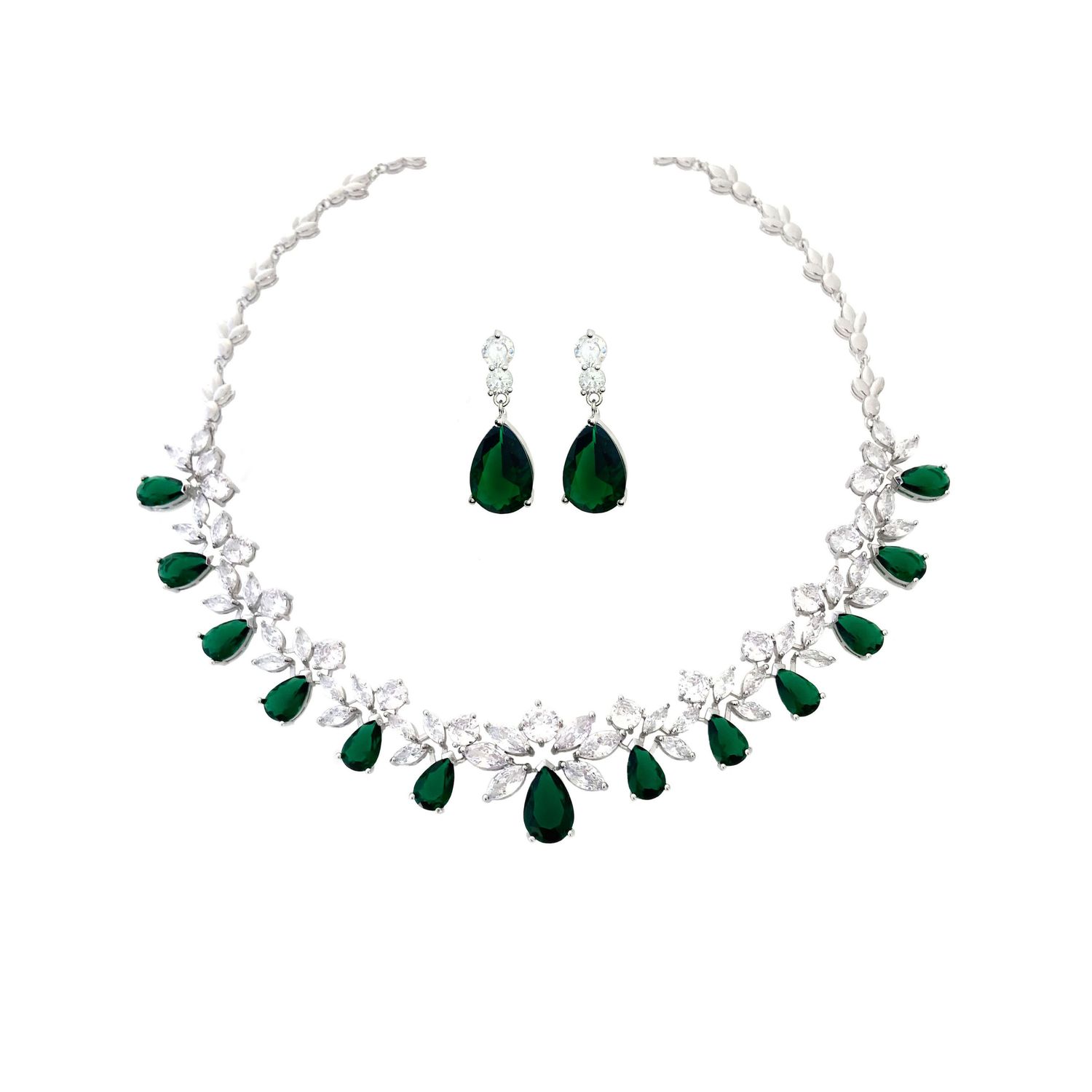 Elizabeth Emerald Green Blossom Collection Set