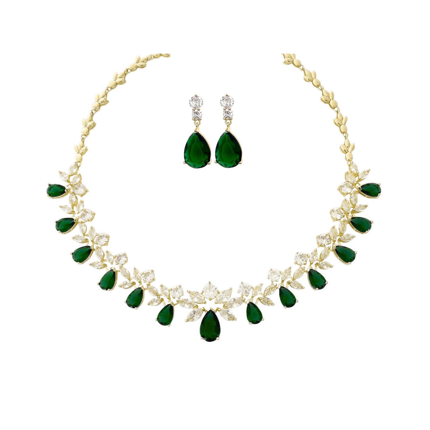 Elizabeth Emerald Green Blossom Collection Set