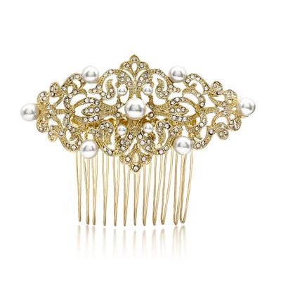 Vintage Laced Pearl Studded Hair Comb