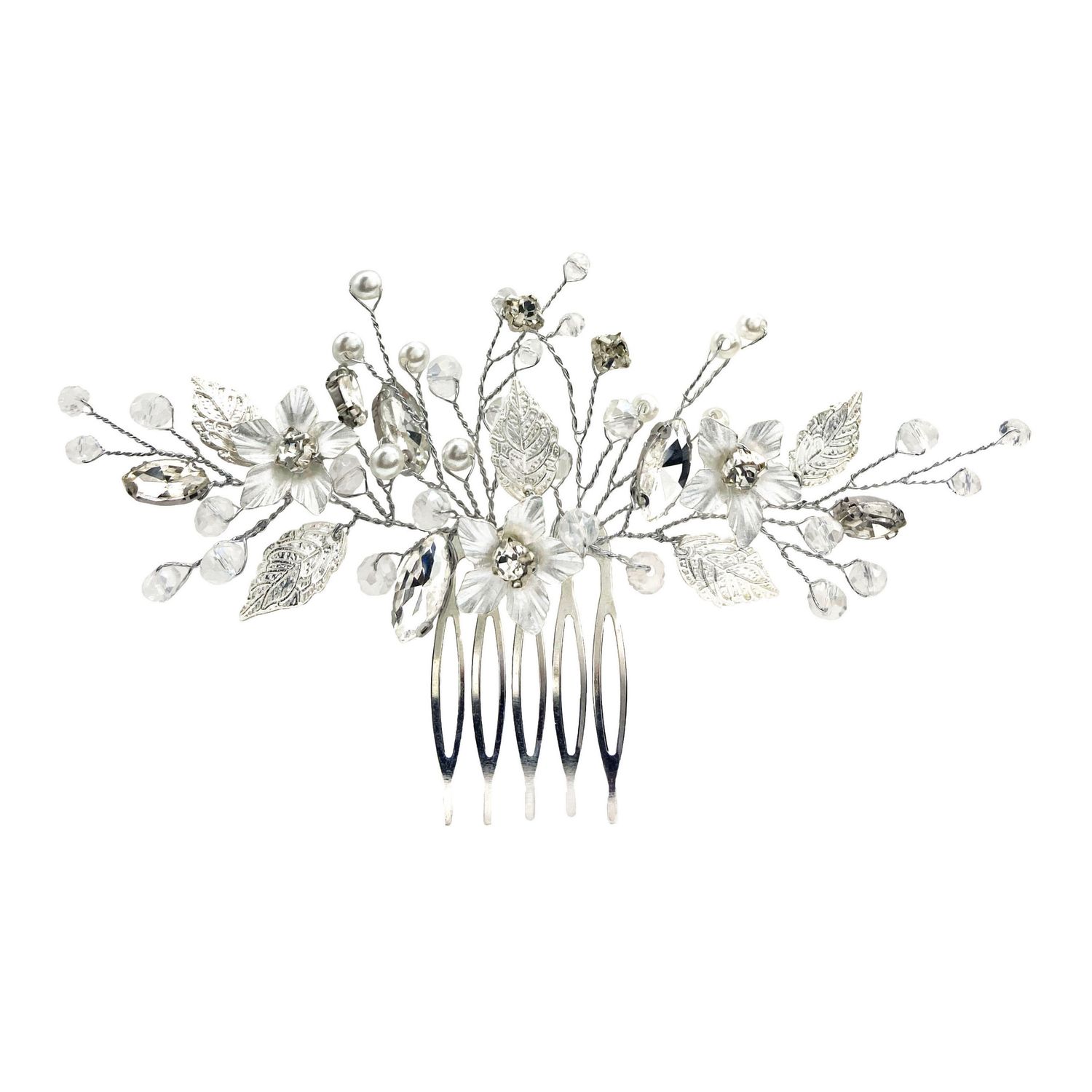 HILA Antique Silver Hair Comb
