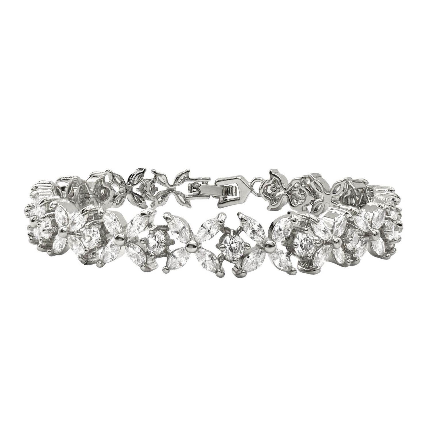 XO Cubic Zirconia Tennis Bracelet