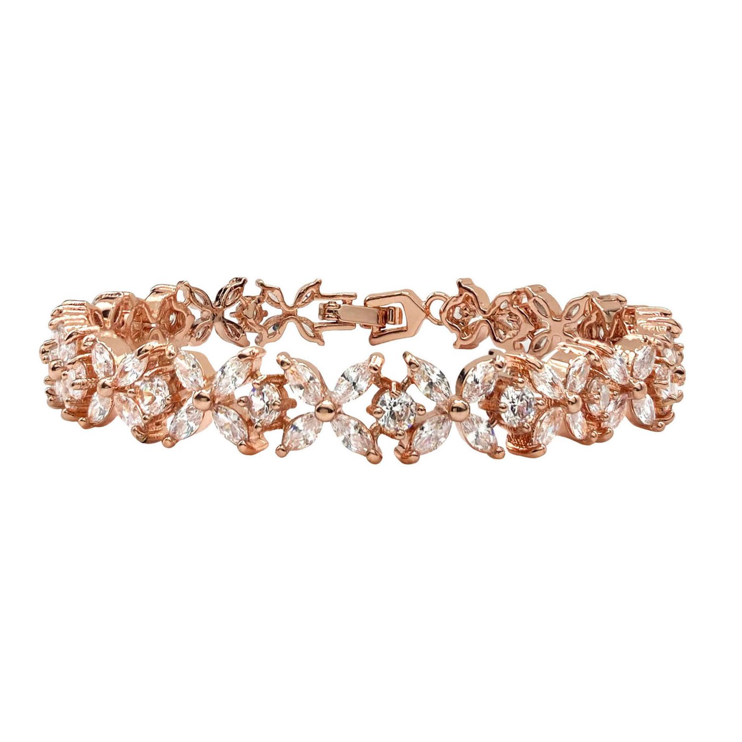 XO Cubic Zirconia Tennis Bracelet