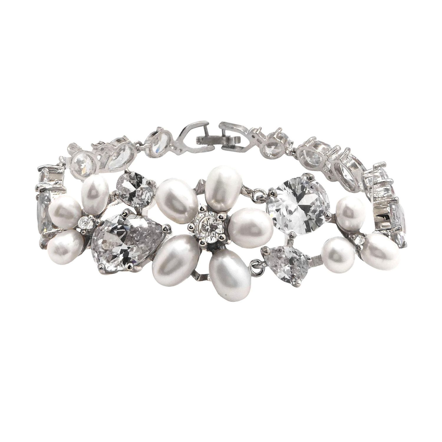 Freshwater Primose Crystal Bracelet