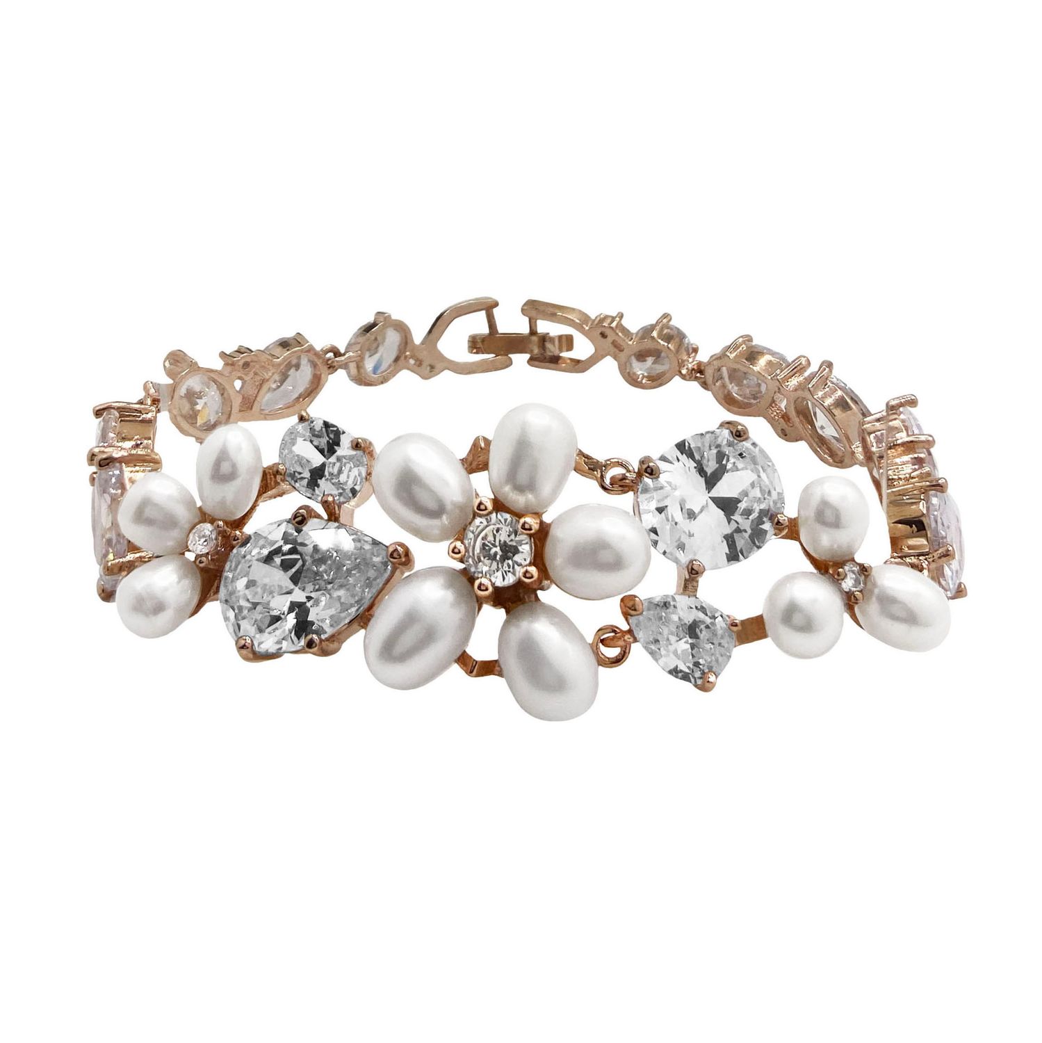 Freshwater Primose Crystal Bracelet