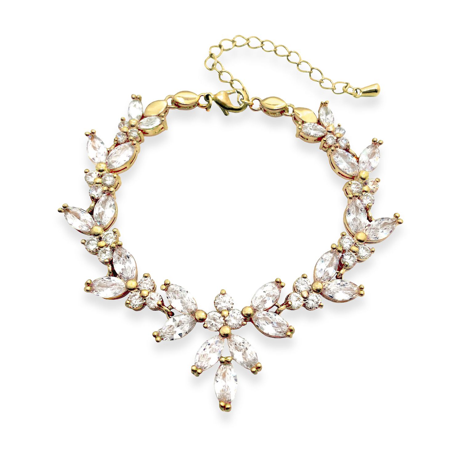 Antoinette Crystal Drop Bracelet