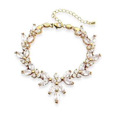 Antoinette Crystal Drop Bracelet
