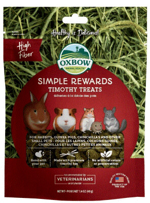 Oxbow Simple Rewards Timothy Treats 40g