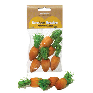 Rosewood Woodies Play Carrots Pack of 6