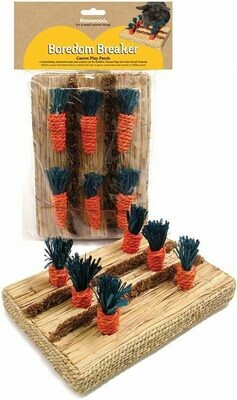 Rosewood Small Animal Activity Toy Carrot Play Patch Boredom Breaker