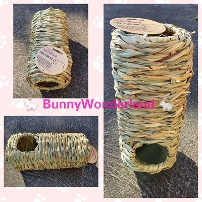 Natural Grass Woven Log Stack n Hide (33 x 15cm)