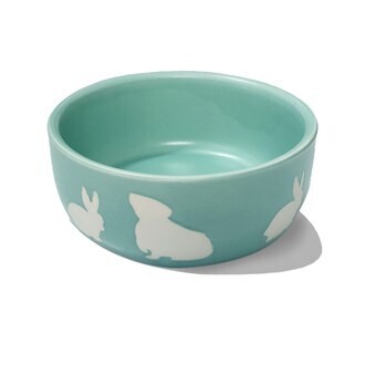 Nature Island - Rabbit& Guinea Pig Print Ceramic Bowl