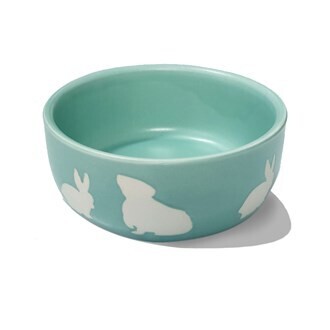 Nature Island - Rabbit&amp; Guinea Pig Print Ceramic Bowl