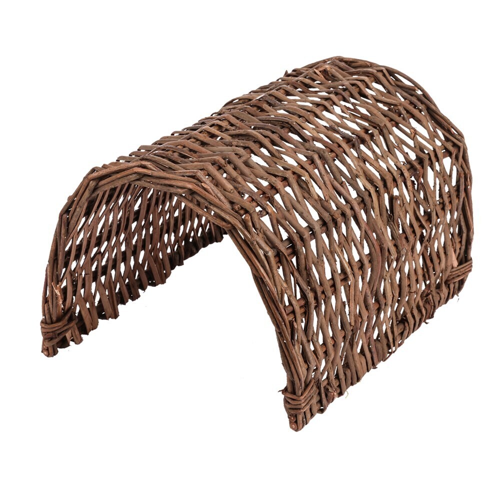 Nature Island Hand Woven Willow Twig Tunnel Large for Rabbits/Guinea Pigs