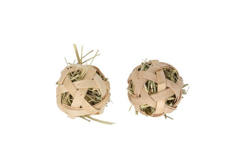 Nature Island Timothy Hay Stuffed Ball 2 pcs