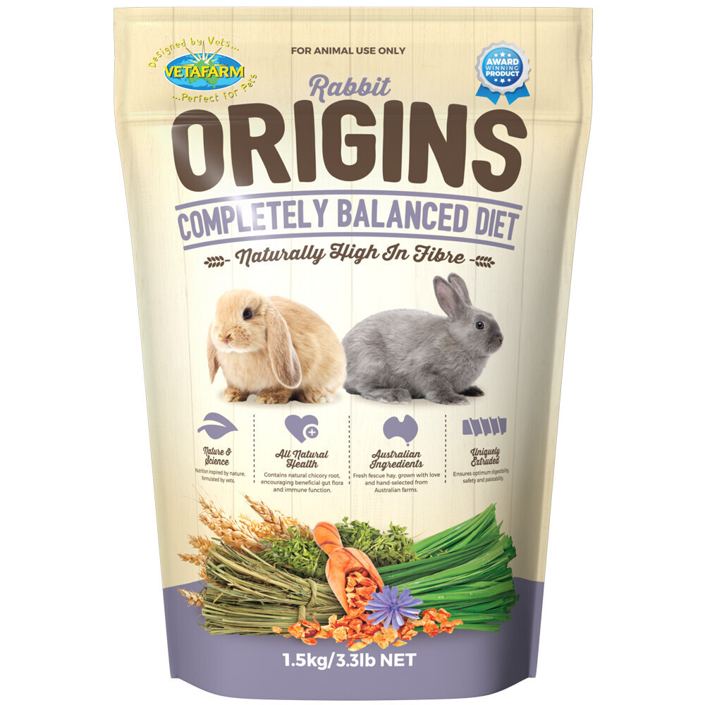 Vetafarm Origins Rabbit Diet 1.5kg