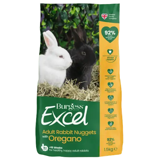 Burgess Excel Rabbit Pellets with Oregano 1.5kg