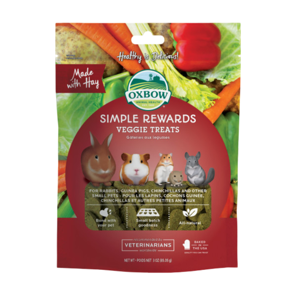 Oxbow Simple Rewards Baked Treats - veggie