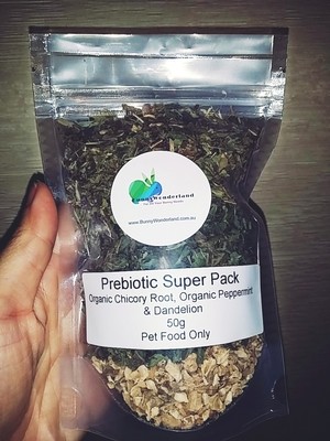 Prebiotic Super Pack 50g (Chicory Root, Peppermint & Dandelion)