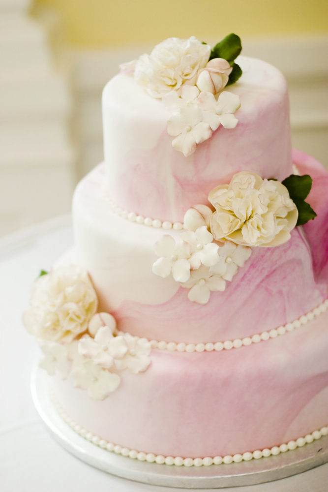 Orchid Swirl - Wedding Cake