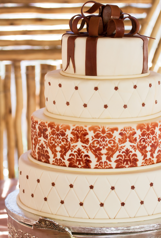 Bamboo Beach - Wedding Cake