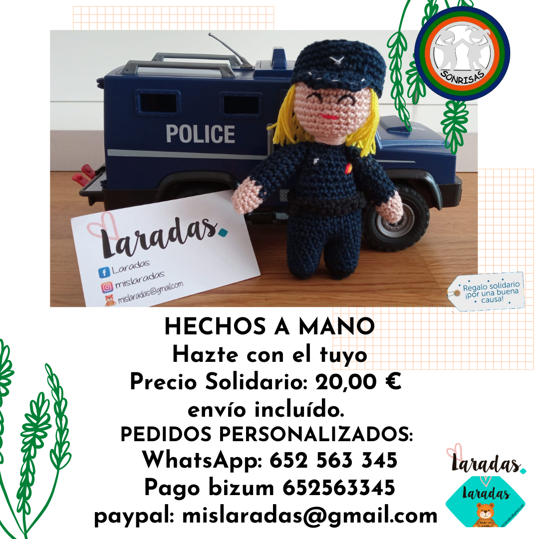Muñecos Hechos a Mano Policía Nacional y Guardia Civil