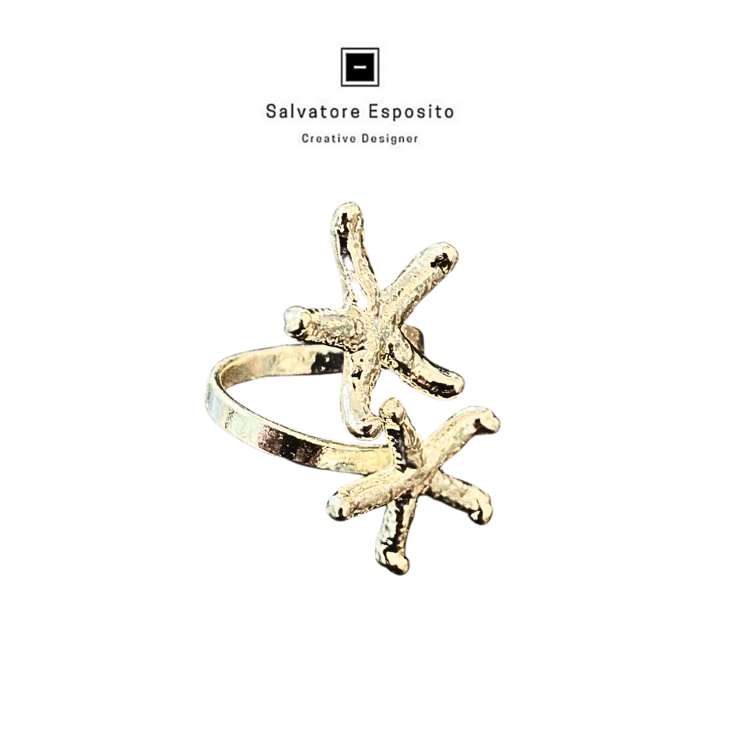 Anello Stelle marine contrarie