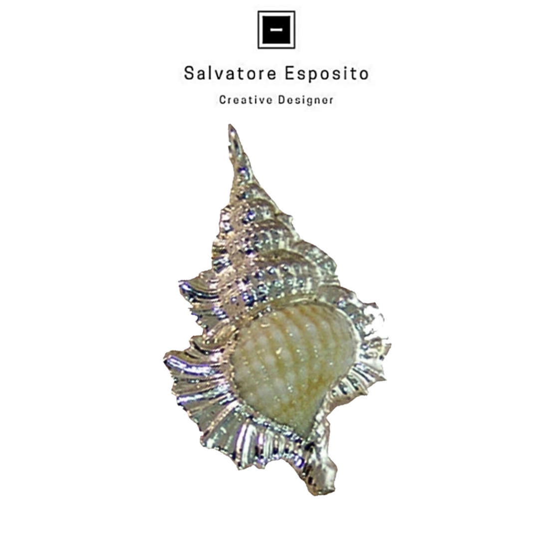 Conchiglia in argento Apollon perca