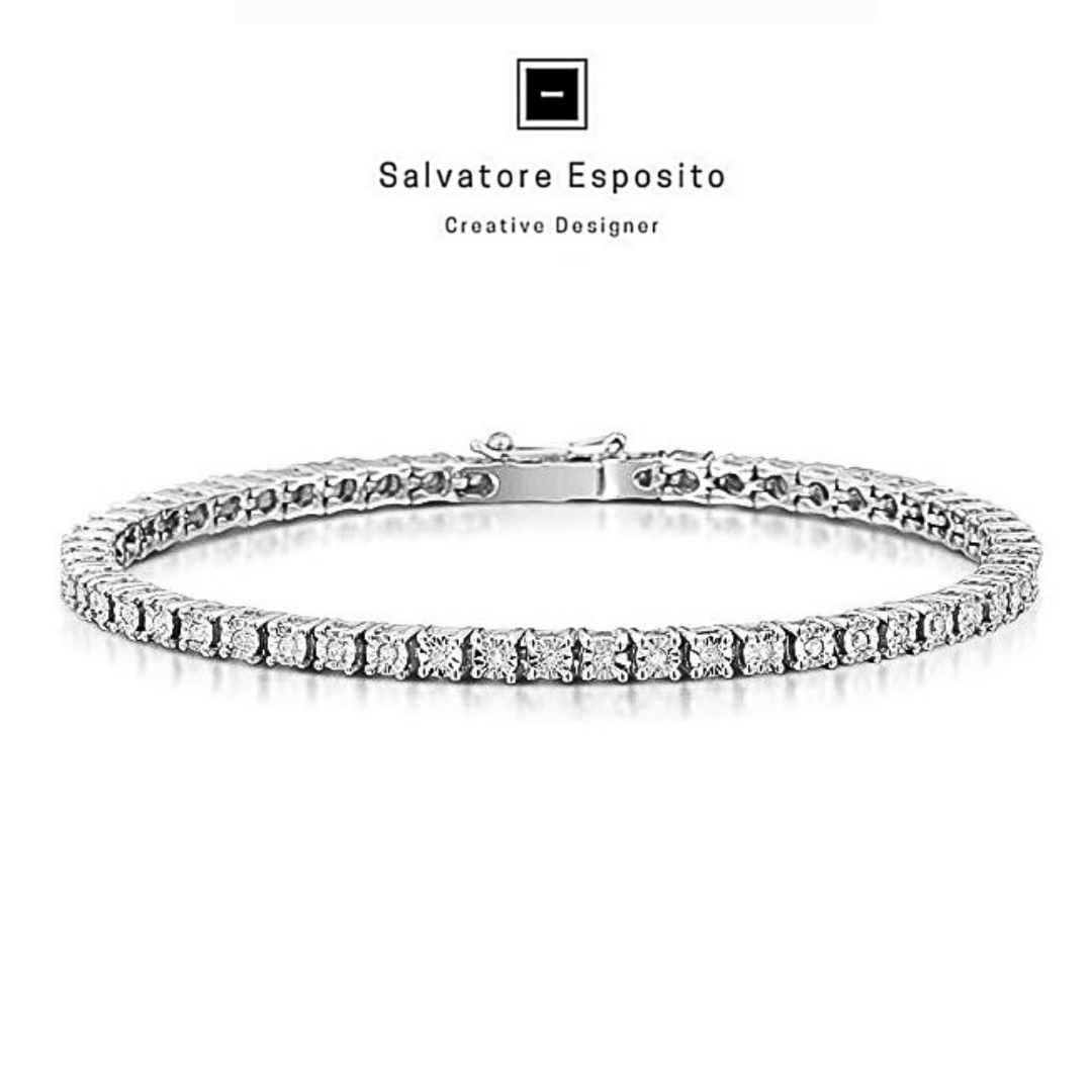 Bracciale Tennis in argento