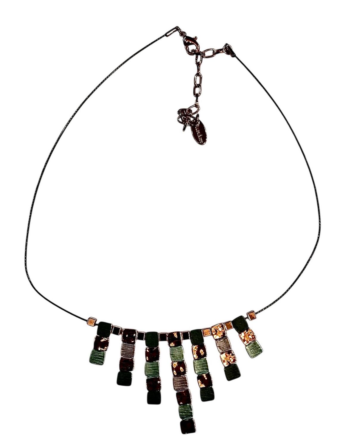 Collier in madreperla verde tiffany 