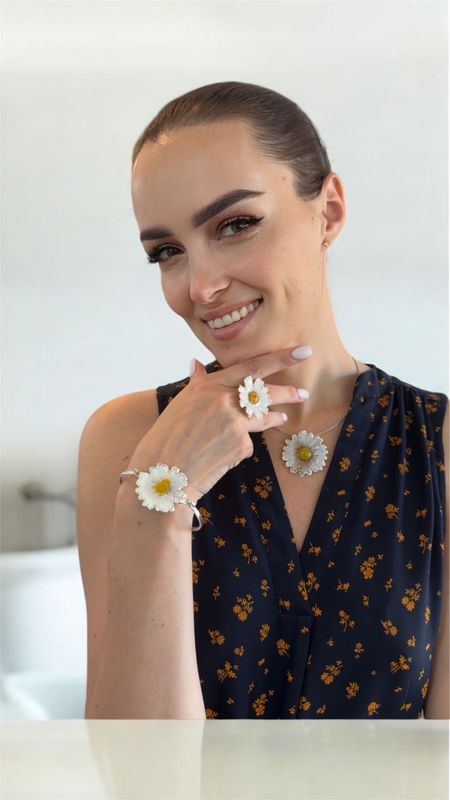 Gioielli fiori naturali