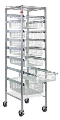 Partition Store Pull Out Basket Carts