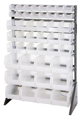 Rail Units with Ultra Stack and Hang Clear-View bins