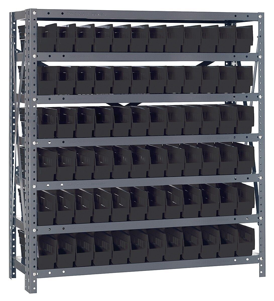1239-100 - 12x36x39&quot; shelving w/QSB100, Colour: Black