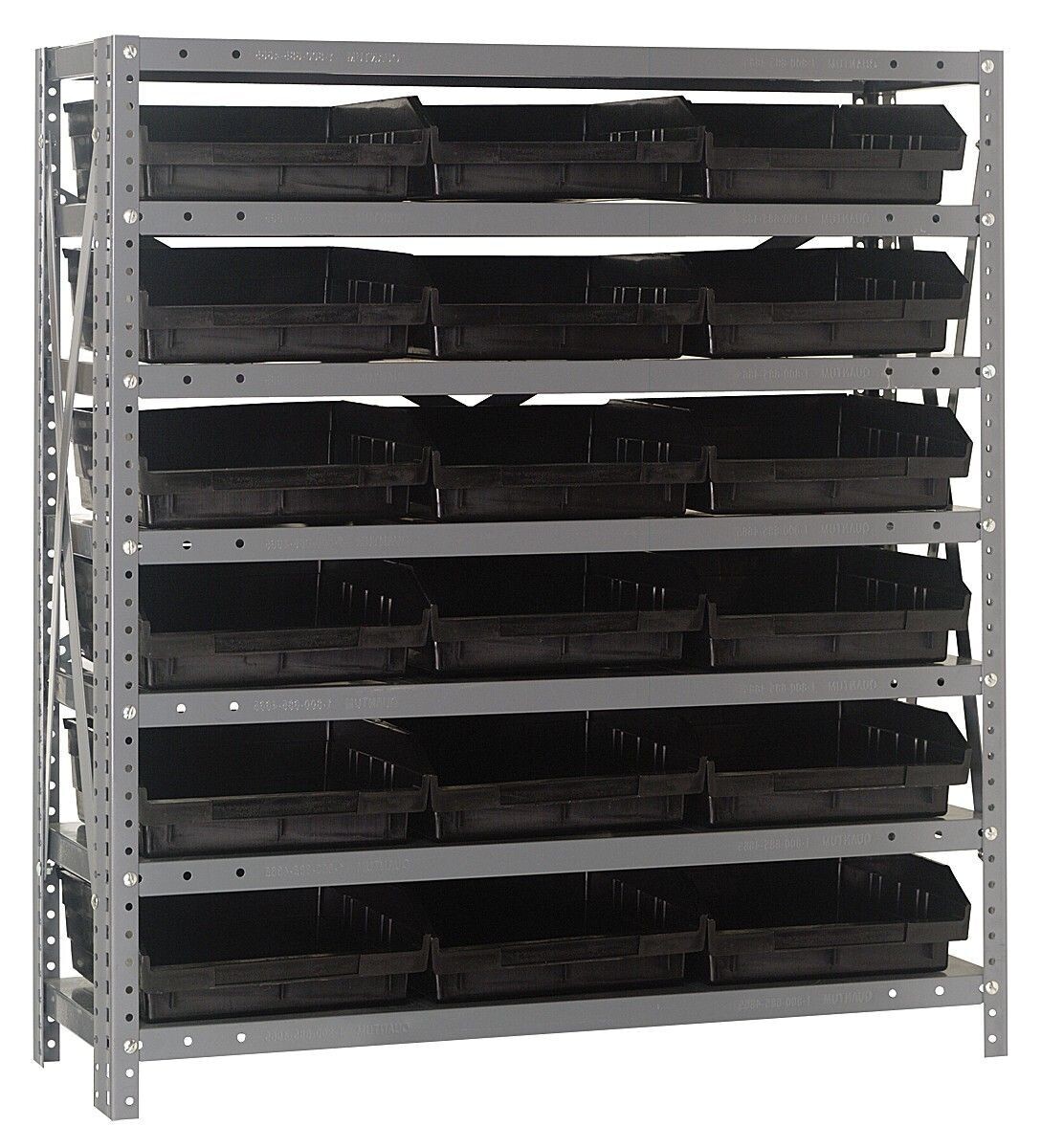 1239-109 - 12x36x39&quot; shelving w/QSB109, Colour: Black