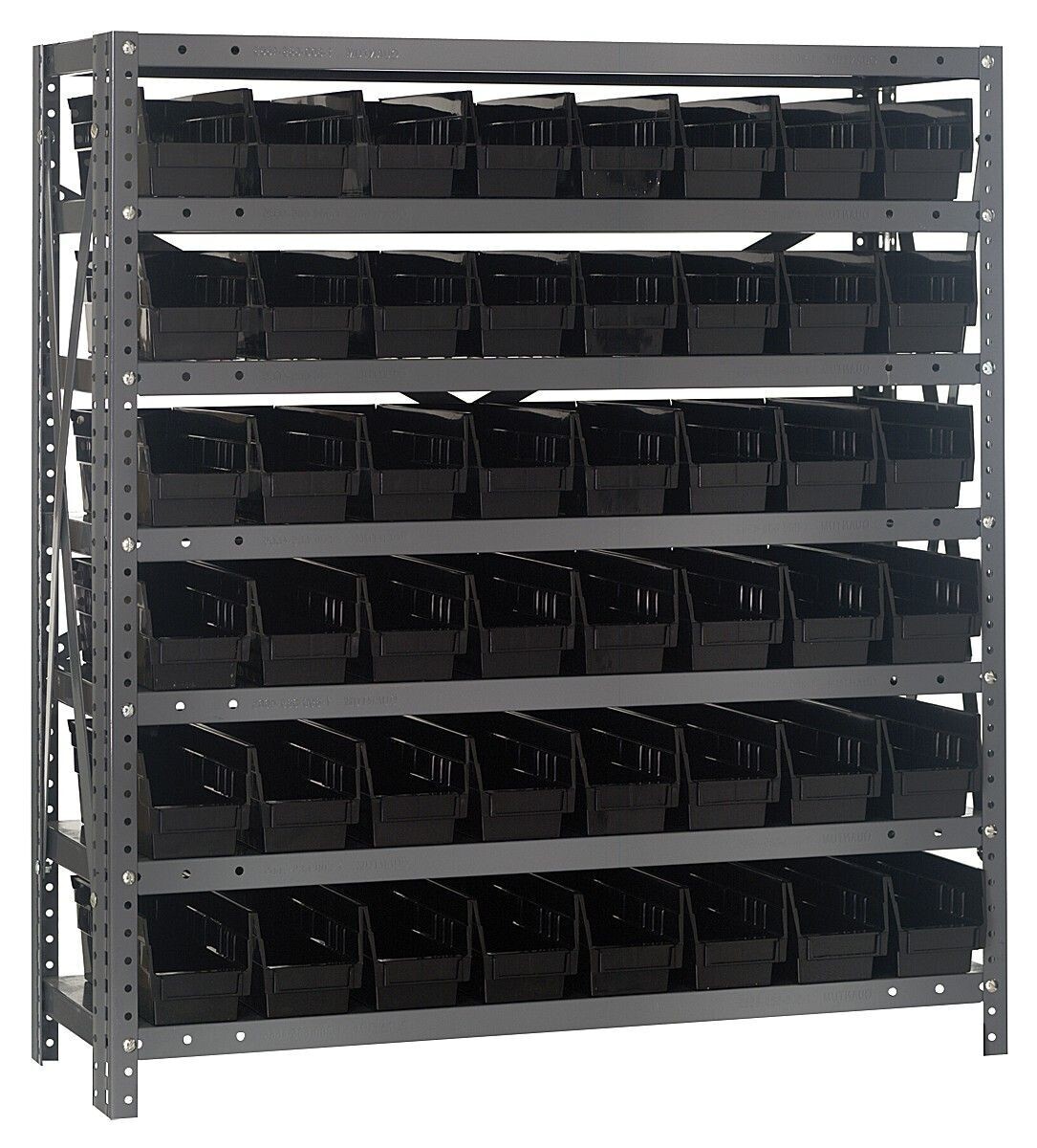 1239-101 - 12x36x39&quot; shelving w/QSB101, Colour: Black
