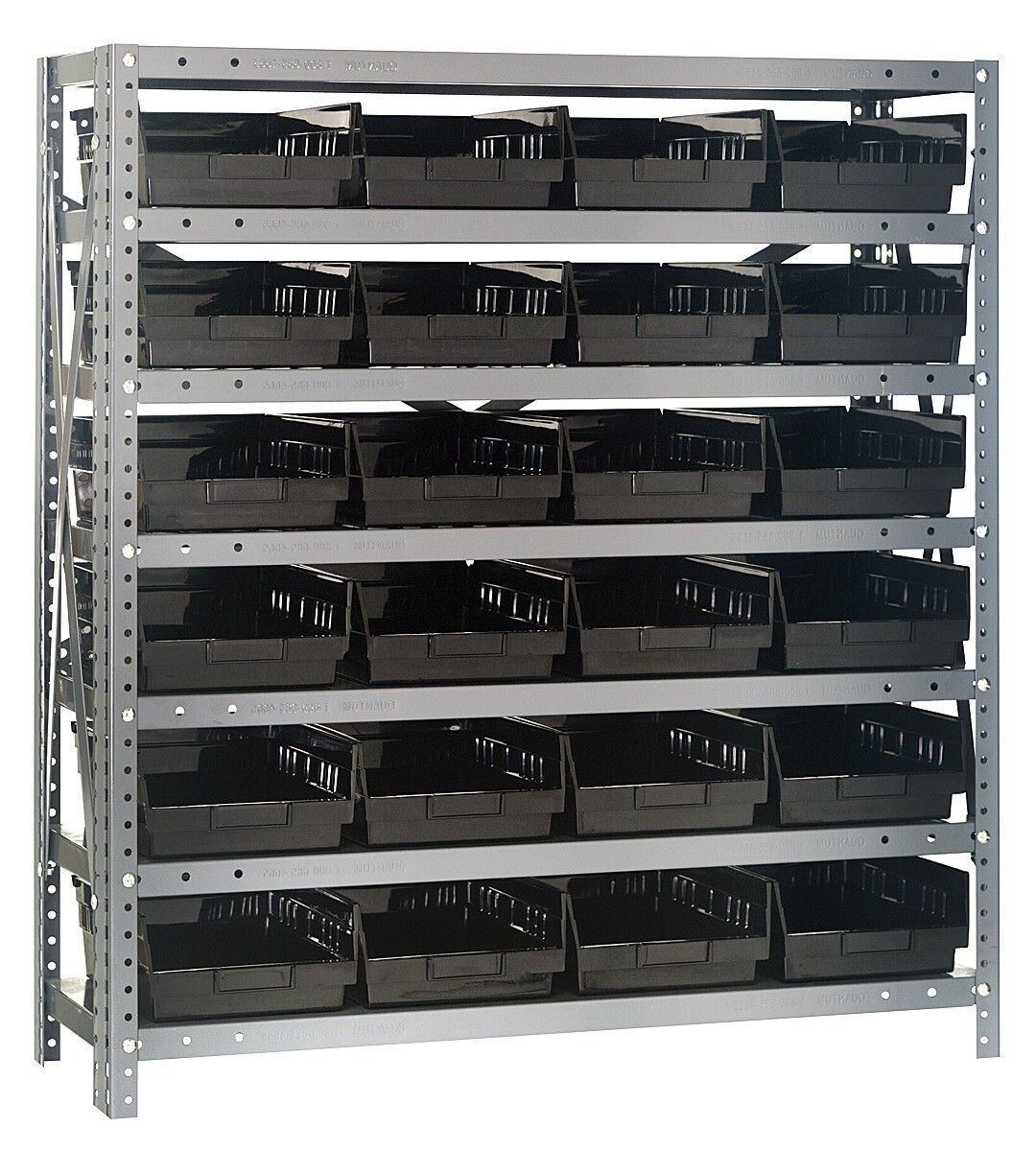 1239-107 - 12x36x39&quot; shelving w/QSB107, Colour: Black
