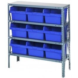 1239-SB809 - 12x36x39&quot; shelving w/QSB809