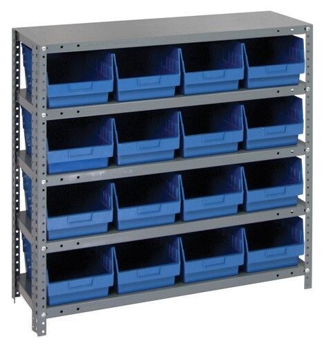 1239-207 - 12x36x39&quot; shelving w/QSB207, Colour: Blue