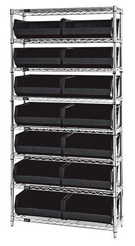 WR8-250 - Wire shelving with bins