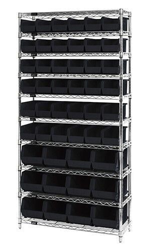 WR10-230240 - Wire shelving with bins