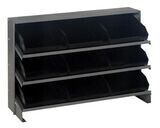 QPRHA-109 Sloped bench rack w/QSB109, Colour: Black